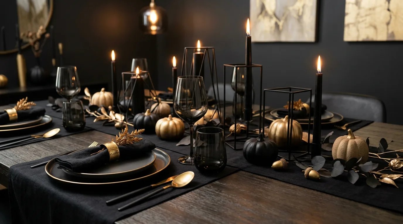 Make the food presentation part of the decor story inspiration for a fall dining table.